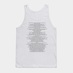 This road I know - Zach Bryan Tank Top